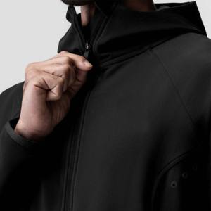 Chaqueta transpirable con cremallera para hombre, ropa deportiva para correr al aire libre, chaqueta atlética ligera de rendimiento - Product Image 3