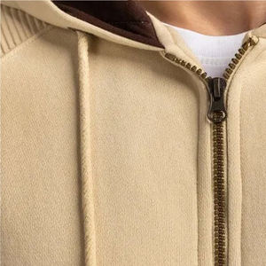 Diseña tu propio logotipo Última colección Hombres Sudadera con capucha con cremallera Para la venta Top Trending Última colección Hombres Sudadera con capucha con cremallera - Product Image 5