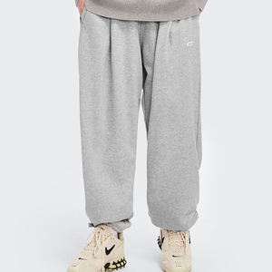 Automne et hiver Simple couleur Pure hommes décontracté cordon pantalons de sport et chaussures pantalons pantalons de survêtement et sweats à capuche unisexe - Product Image 3