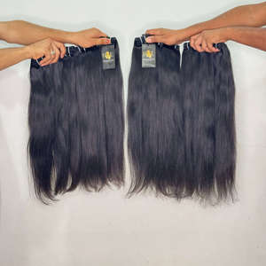 Cheveux indiens bruts alignés dans le sens de la cuticule, Fournisseurs de cheveux humains naturels alignés dans le sens de la cuticule, Lots de cheveux cambodgiens bruts - Product Image 2