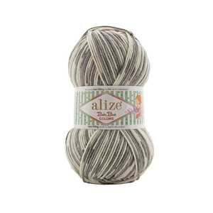 Alize Baby Best Color 8030-Gri Premium Fancy Yarn Produit - Product Image 1