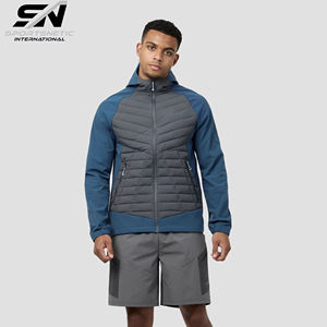 Veste matelassée pour homme, mode en gros, veste d'hiver en duvet, capuche, veste pour homme, fabricant d'usine, streetwear, veste à impression personnalisée - Product Image 1