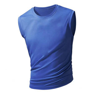 Camiseta de gimnasio para hombre, camiseta sin mangas de entrenamiento muscular para hombre - Product Image 4