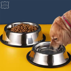 Vente en gros de bol de nourriture pour chien et chat 8 OZ Fournitures pour animaux de compagnie en acier inoxydable Meilleures ventes d'articles pour animaux de compagnie - Product Image 5