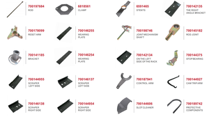 Pièce de machine à balles de haute qualité 1712868 Accessoires de nouage Disque de corde Clip AGCO MF2270 Pièces de machines agricoles 1 an - Product Image 3