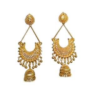 Super Sell 2025 <b>Earrings</b> Set with 22CT Gold Plated Jhumka Style <b>Earrings</b> Jewelry for Women Wear by Indian Exporters - Product Image 2