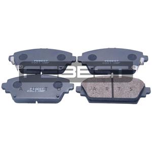 Set di pastiglie freno anteriori FEBEST (0301-CMF) - Product Image 1