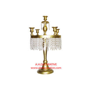 Candelabro de cristal elegante para Decoración de mesa con juego de 3 niveles de 3 candelabros decorativos de lujo hechos a mano para entrada de boda - Product Image 5