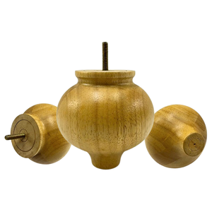 Pieds de canapé en bois massif naturel de Style minimaliste pour l'école à la maison en plein air forte capacité de charge accessoire de mobilier rentable - Product Image 1