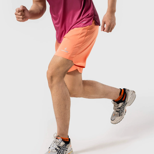 กางเกงขาสั้นกีฬาผ้าสแปนเด็กซ์แห้งเร็วของผู้ชายพร้อมบริการผลิตตามสั่ง - Product Image 2