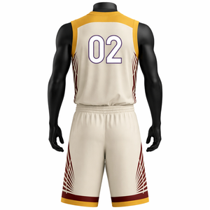 Conjunto de Camiseta y Pantalones Cortos de Baloncesto Personalizados, Uniforme de Equipo Sublimado, Ropa Deportiva de Secado Rápido, Fabricante de Marca Privada OEM ODM - Product Image 2