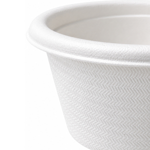 Gobelet jetable biodégradable et compostable en bagasse de canne à sucre de 2 oz pour service/emballage de fêtes et pique-niques - Product Image 6