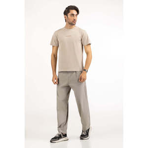T-shirt de fitness respirant à manches courtes en jersey 100% coton pour hommes, vêtements de sport, fabricant OEM ODM, fournisseur, marque privée, vente en gros - Product Image 3