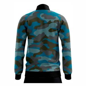 Survêtement d'entraînement pour hommes, sweat à capuche zippé à manches longues, vêtements de sport personnalisés pour hommes - Product Image 5