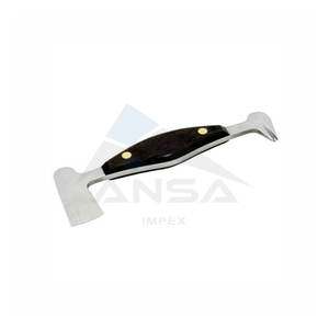 Coupe-crevasses professionnel en acier inoxydable noir personnalisé pour ferrerie, durable, antidérapant, haute performance pour chevaux - Product Image 1