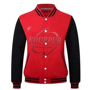 Chaqueta Bomber para hombre, sudadera Vintage, ropa de calle informal Unisex, abrigos con logotipo personalizado, chaqueta universitaria de invierno para exteriores - Product Image 2
