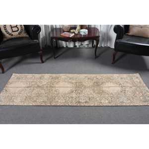 2x6.9 ft <b>Rug</b>, <b>Runner</b> Vintage <b>Rug</b>, Brown Camouflage <b>Rug</b> - Product Image 2