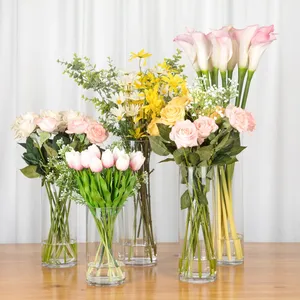 VCY0412 - Cylinder Glass Vase - 4 x 12 - Product Image 6