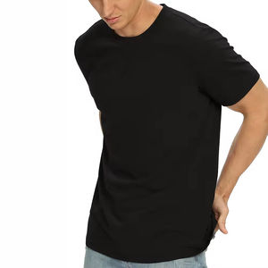 T-shirts pour hommes, t-shirt tendance, blanc, ample, à manches courtes, t-shirt classique à col rond - Product Image 3