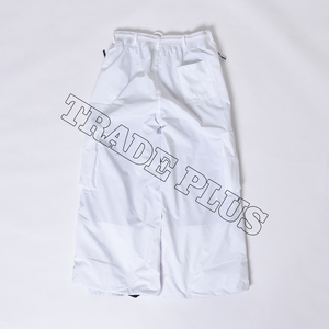 Pantalones de cintura elástica para hombre, pantalones de lino de Color sólido, pantalones holgados para mujer, pantalones de snowboard transpirables Unisex de gran tamaño - Product Image 2