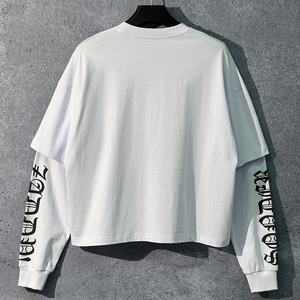 T-shirt pour homme en coton 100% vierge, style streetwear vintage, surdimensionné, épaules tombantes, personnalisé, imprimé de haute qualité, tissu polaire 230g - Product Image 2