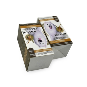 Caja de embalaje para productos de cuidado de mascotas personalizada de fábrica, caja de papel con base de cierre y impresión a todo color - Product Image 2