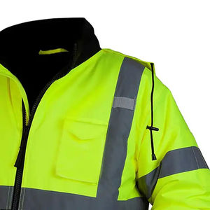 Chaqueta de Seguridad de Alta Calidad al por Mayor, Diseño 2026, Logotipo Personalizado, Múltiples Bolsillos, Chaqueta de Alta Visibilidad - Product Image 6