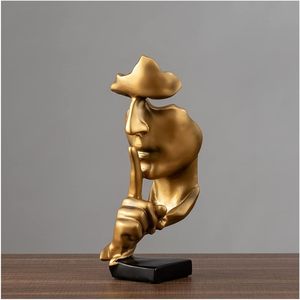 Estatua de aluminio de alta calidad, sala de estar esculturas para, vajilla lateral, artículo decorativo para el hogar, Fabricante Mayorista, proveedor - Product Image 4