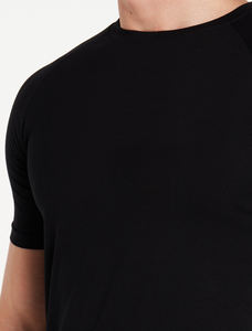 Camiseta Básica de Algodón 100% para Hombre, Corte Ajustado, de Lujo, Personalizable, de Alta Calidad, Transpirable, con Impresión Puff en el Logotipo Frontal, Lisa, al por Mayor - Product Image 4