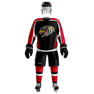 Uniforme de Hockey sobre Hielo con Diseño Impreso, Popular, de la Mejor Calidad, Nueva Llegada, para Adultos, 100% Poliéster, Transpirable, de Secado Rápido, MOQ Bajo, OEM - Product Image 3