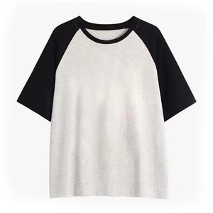 High Street Raglan Tee Hip Hop Personnalisé Unisexe 260 Gsm Coton T-shirts D'été Pour Hommes - Product Image 3