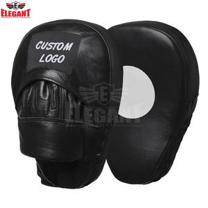 2025 guantes de enfoque de boxeo curvo almohadillas MMA Kick Boxing Martial Thai Kick Pad Material de cuero de alta calidad Focus Pad - Product Image 2