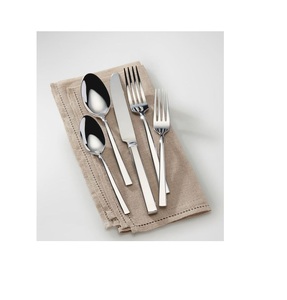 Silver with <b>Gold</b> Theme Cutlery Set <b>Painted</b> Finishing with Multiple Size and Shaped Designs Flatware Sets - Product Image 2