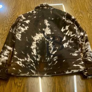 Última moda chaqueta de cuero de vaca transpirable manga regular hombres moda diferentes colores disponibles chaqueta de cuero de vaca - Product Image 4