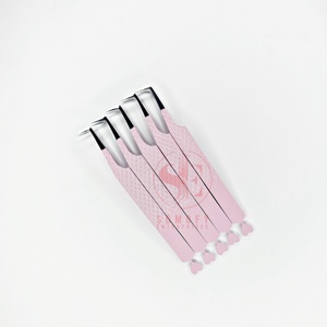 ขนตาปลอมแบบมืออาชีพ90องศาปลายต่อขนตาปลอมทนทานทำจากสแตนเลสโลโก้ออกแบบได้ตามต้องการ - Product Image 5