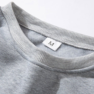 Sweat-shirts pour hommes à manches longues, col montant uni, automne, respirants, coton et polyester, personnalisables, coupe régulière - Product Image 3