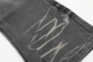 Ropa de calle Vintage para hombre, pantalones de mezclilla holgados para hombre, pantalones holgados con bolsillo lateral, pantalones vaqueros lavados desteñidos al sol para hombre, precio razonable - Product Image 5