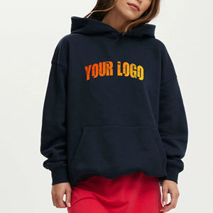 Venta al por mayor Precio asequible 100% algodón Tallas grandes Sudaderas CON CAPUCHA DE LAS MUJERES Ropa casual Transpirable Caída del hombro Sudadera con capucha y sudadera - Product Image 1