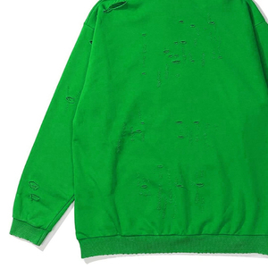 New Fashion OEM Men's Distressed Hoodies in High Quality <b>Material</b> Quick Dry Breathable Distressed Men Hoodies with Custom Colors - Product Image 6