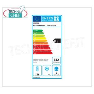 Equipo de Refrigeración Comercial Forcar G-PA2100TN para Cocina, 390 Litros, Temperatura Mesa ventilada clase B +2/+8C modelo G-PA2100TN - Product Image 4