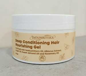 Gel nourrissant pour cheveux en profondeur, formule hydratante, fortifiante et réparatrice pour des cheveux lisses et sains - Product Image 2