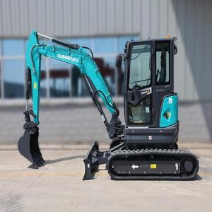 CE Approved Crawler Mini Excavator with Engine High Efficiency 1 Ton <b>Machine</b> for <b>Construction</b> Use in Stock for Fast Shipping - Product Image 3