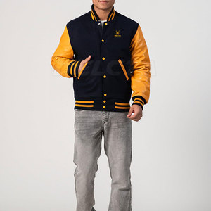 Wholesale Plus Size Men <b>Letterman</b> <b>Jacket</b> For Sale Outdoor Use Stand Collar Men <b>Letterman</b> <b>Jacket</b> - Product Image 2