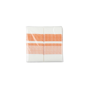 Serviettes imprimées Amanecer orange 40x40cm, pliées 1/8, tissu doux et absorbant, 480 pièces, B2B - Product Image 3