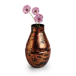 Vase à fleurs en métal à la demande avec le meilleur motif et la meilleure forme pour les cadeaux d'entreprise et personnels au meilleur prix - Product Image 2