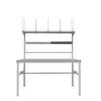 Table d'emballage métallique OEM/ODM/OBM personnalisable, structure modulaire, conception démontable, plateaux de table en métal laminé à froid pour diverses applications