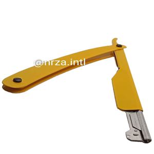 Cuchilla de afeitar plegable desechable de un solo filo de acero inoxidable para afeitado de Bikini, depilación facial y corporal para barberos - Product Image 1