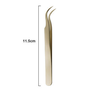 Venta al por mayor superventas tijeras belleza volumen pinzas para pestañas Venta caliente pinzas para pestañas de acero inoxidable con punta puntiaguda - Product Image 4