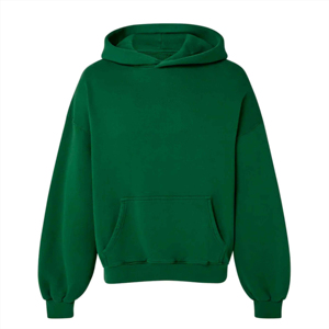 เสื้อฮู้ดดี้ผ้าวอร์สเตดเนื้อผ้าฝ้าย 100% ทรงปกติ สไตล์ดิสเทรส แต่งขอบดิบ ปักลาย พร้อมโลโก้แบบกำหนดเอง สำหรับผู้ชาย ใส่ในฤดูหนาว - Product Image 1