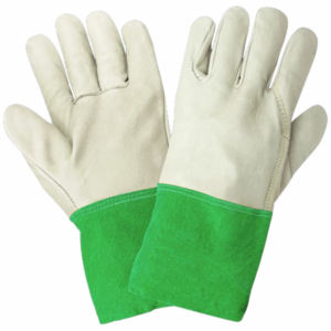 Gants de sécurité de haute qualité chèvre Grain vache cuir fendu TIG soudage abrasion résistant à la chaleur pour lutte contre les incendies Construction BBQ - Product Image 4